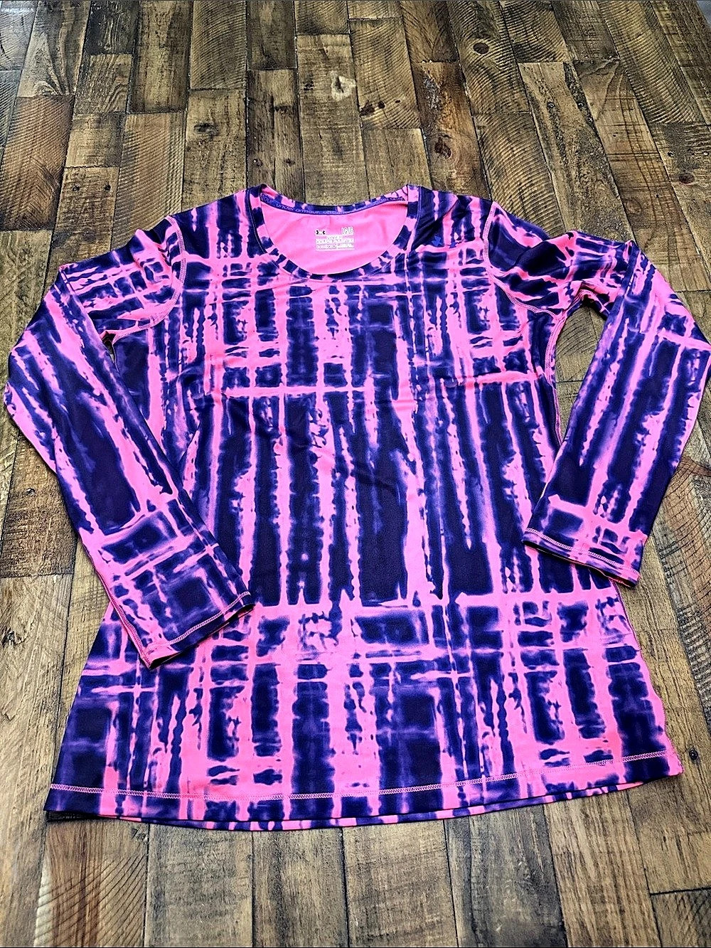 Under Armour HeatGear Fitted Long Sleeve Shirt Long Sleeve Athletic Top in Pink